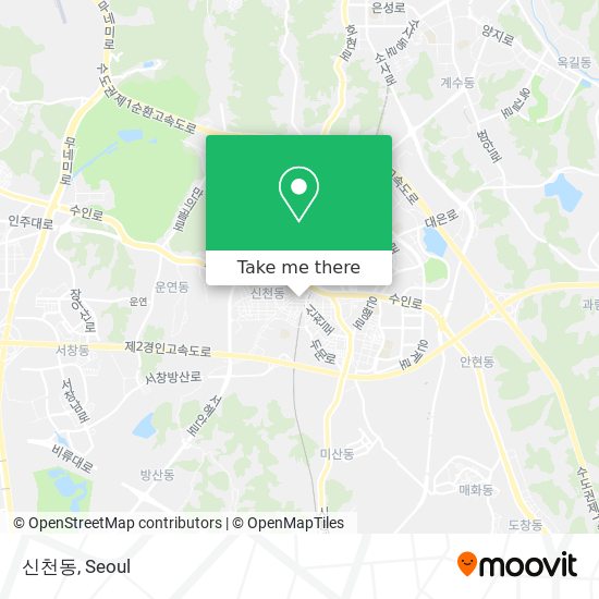 신천동 map