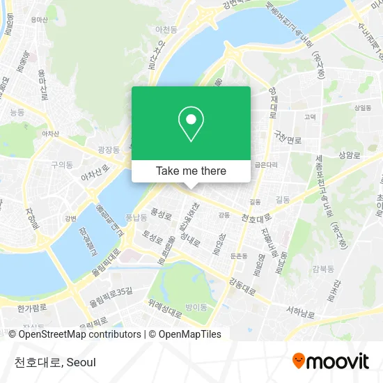 천호대로 map