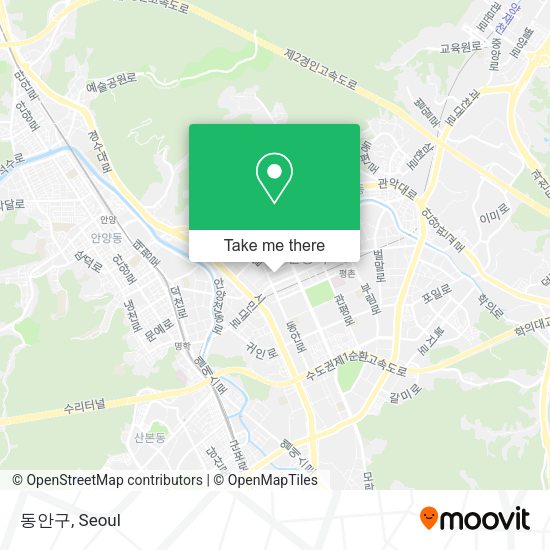 동안구 map