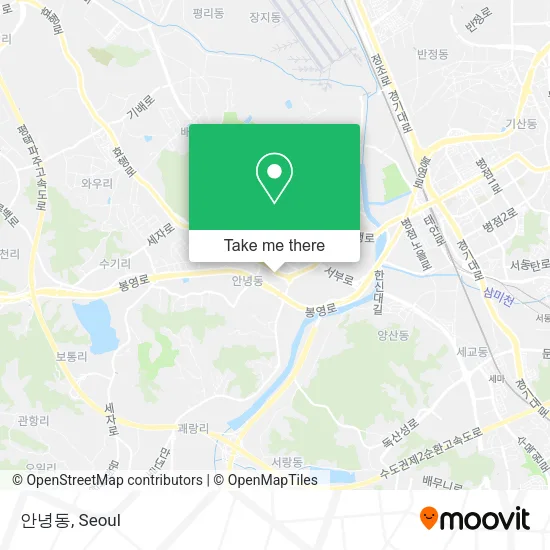 안녕동 map