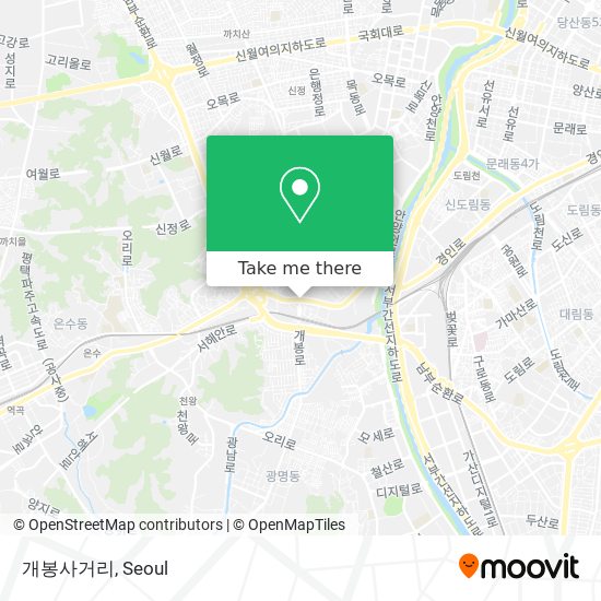 개봉사거리 map