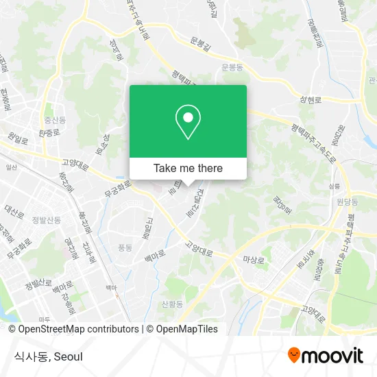 식사동 map