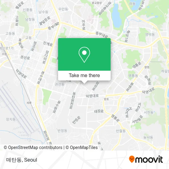 매탄동 map