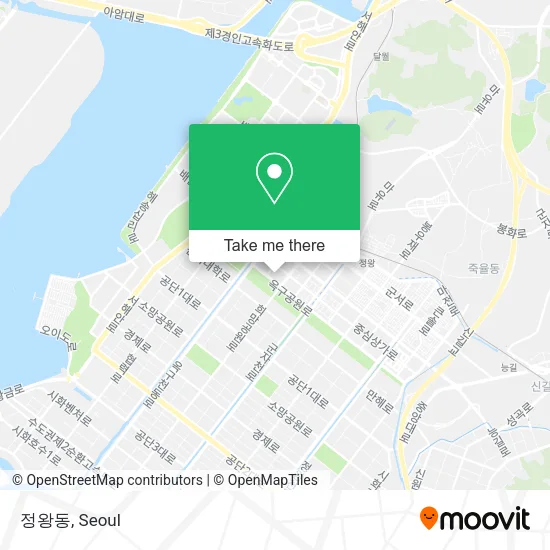 정왕동 map
