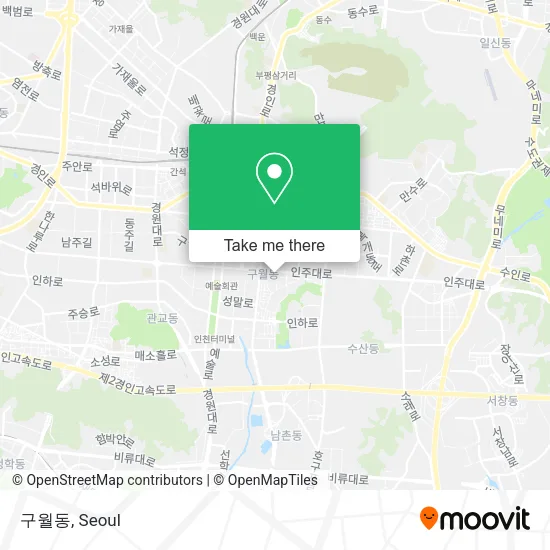 구월동 map