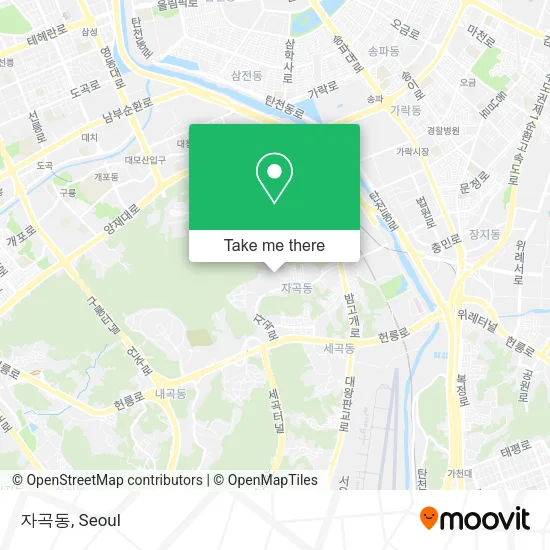 자곡동 map