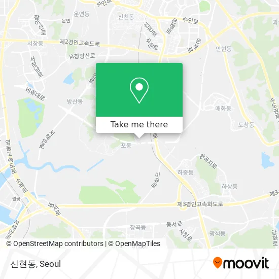 How to Get to 신현동 in 시흥시, 경기도 by Bus or Subway?