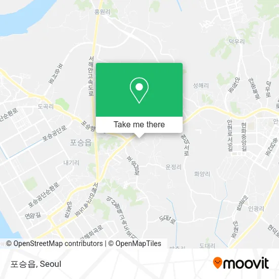 포승읍 map