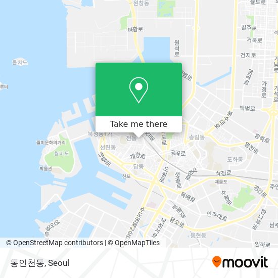 동인천동 map
