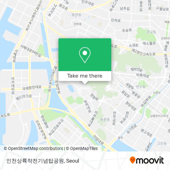 인천상륙작전기념탑공원 map