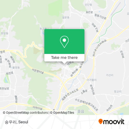 송우리 map