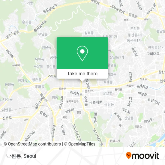 낙원동 map