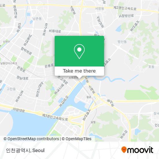 인천광역시 map