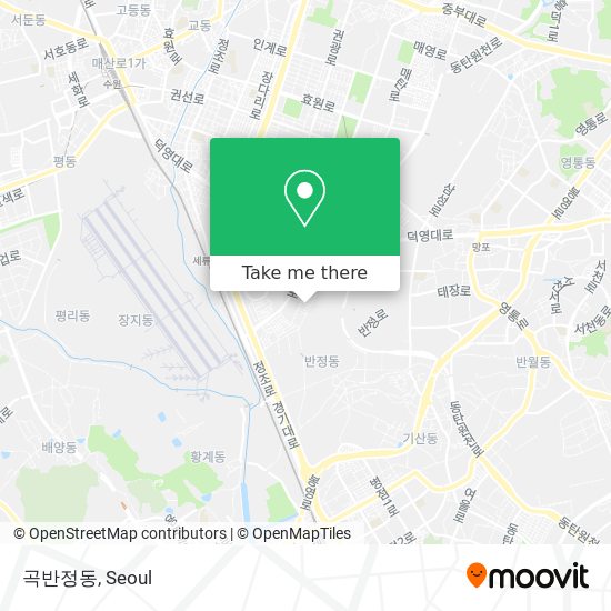 곡반정동 map