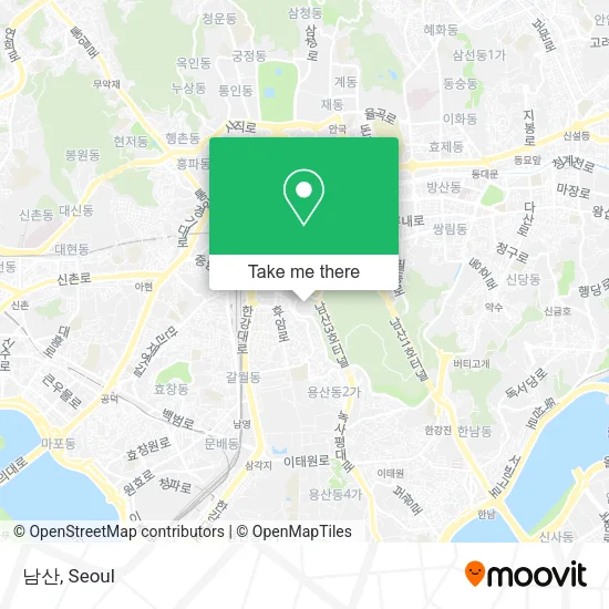 남산 map
