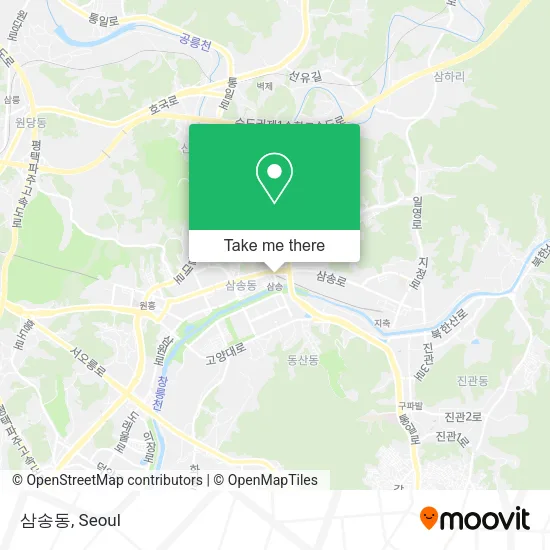 삼송동 map