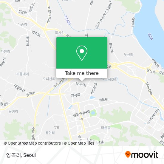 양곡리 map