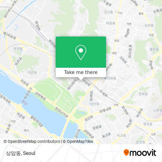 상암동 map