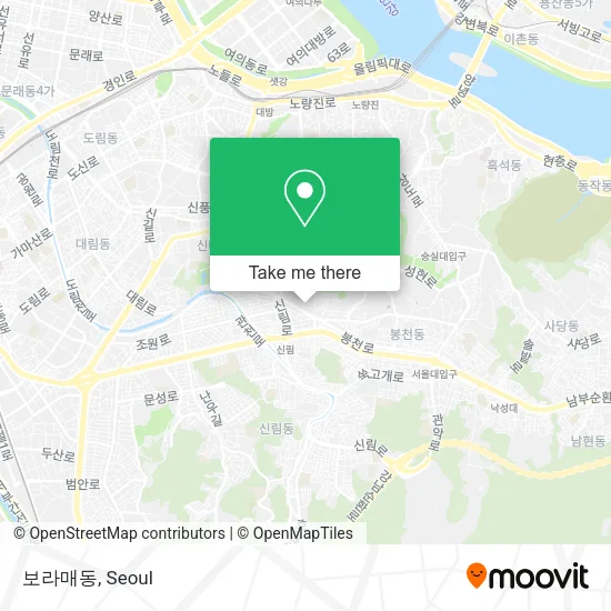 보라매동 map
