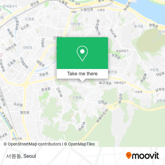 서원동 map