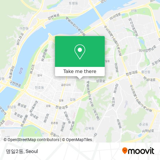 명일2동 map