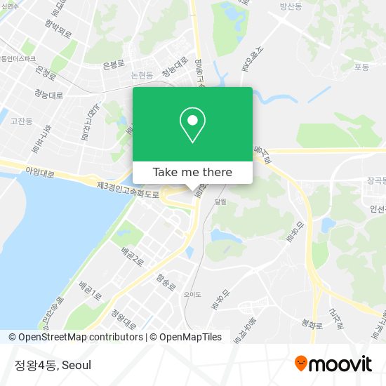 정왕4동 map