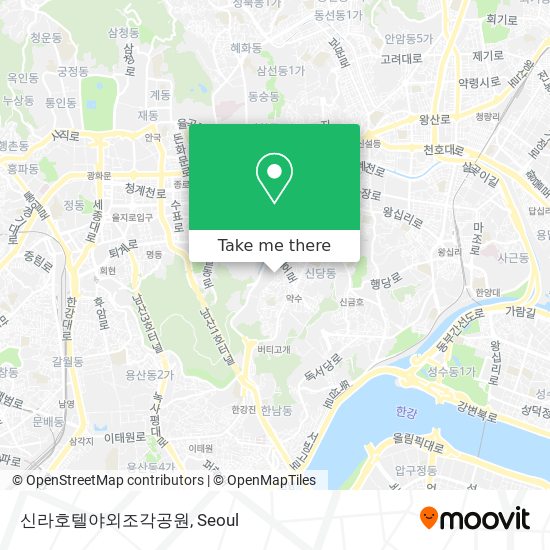 신라호텔야외조각공원 map