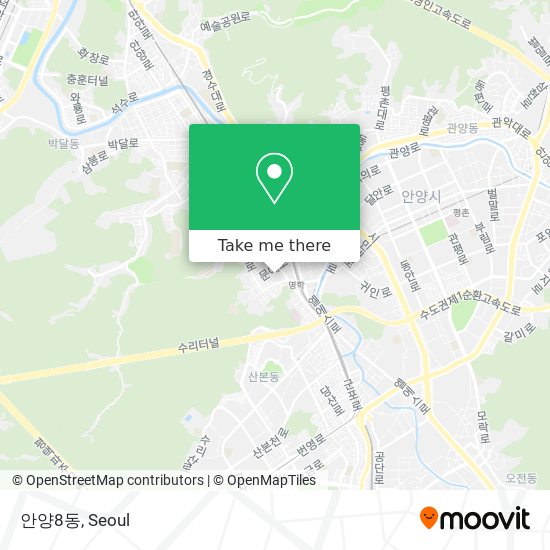 안양8동 map