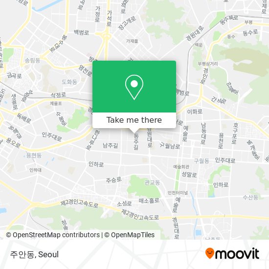 주안동 map