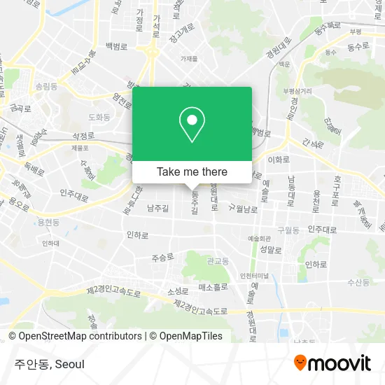 주안동 map