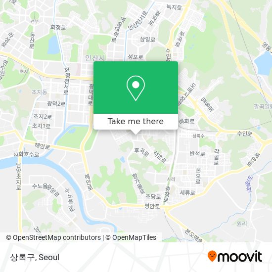 상록구 map