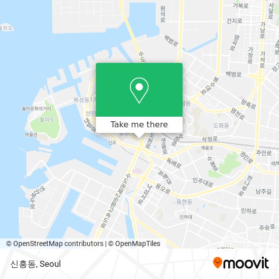 신흥동 map