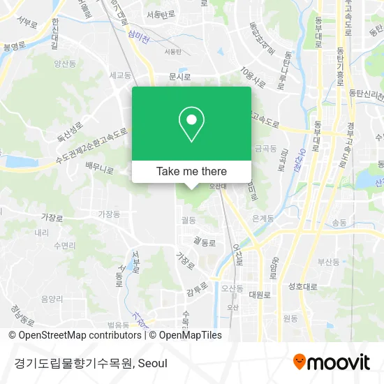 경기도립물향기수목원 map