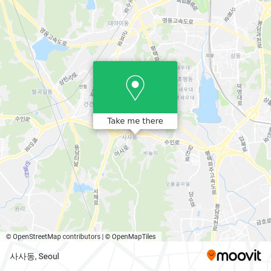사사동 map