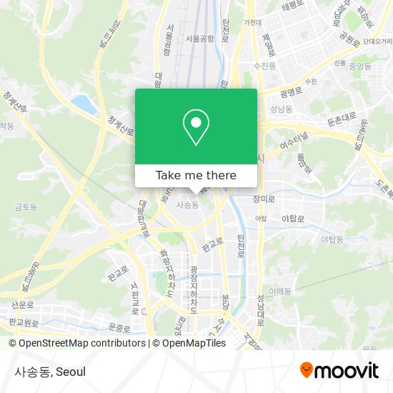 사송동 map