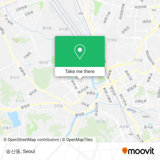 송산동 map