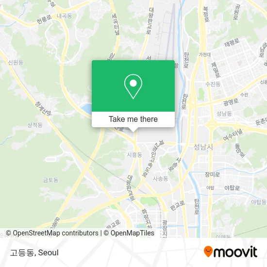 고등동 map