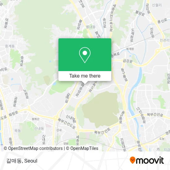 갈매동 map