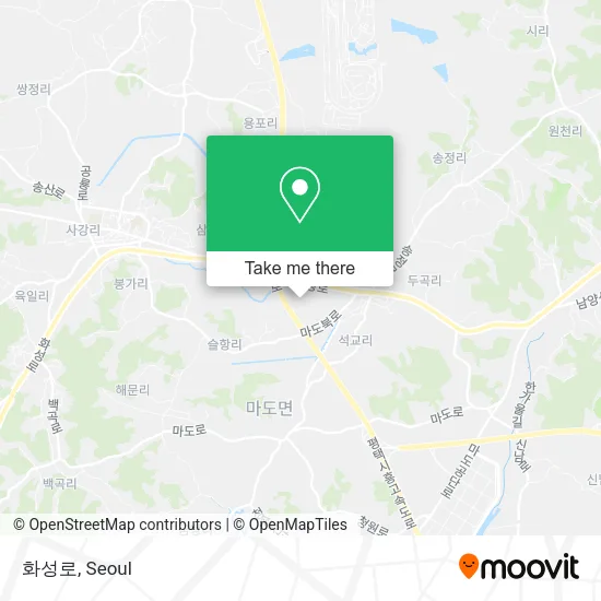 화성로 map