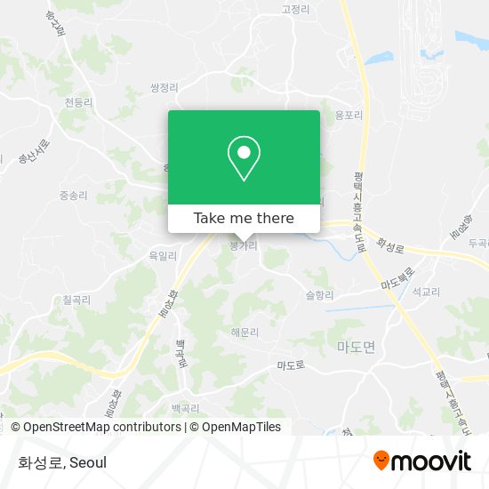 화성로 map