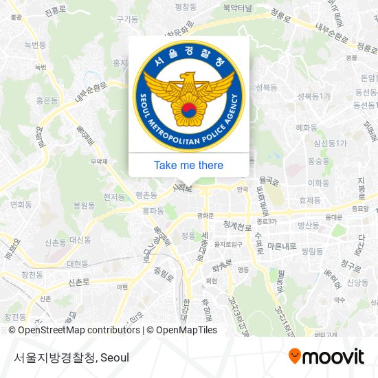 서울지방경찰청 map