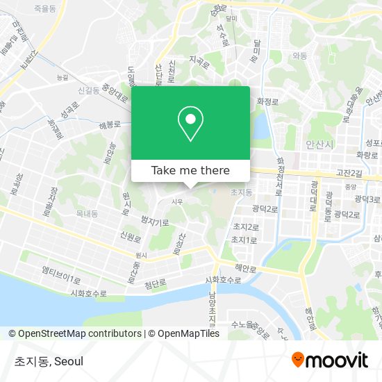 초지동 map