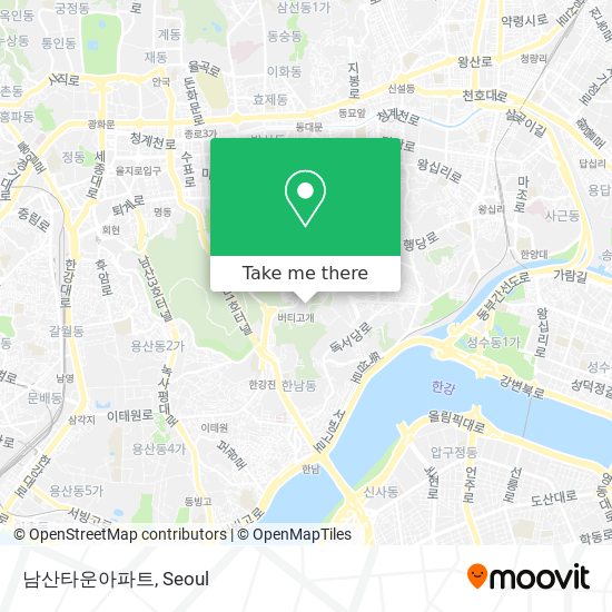 남산타운아파트 map