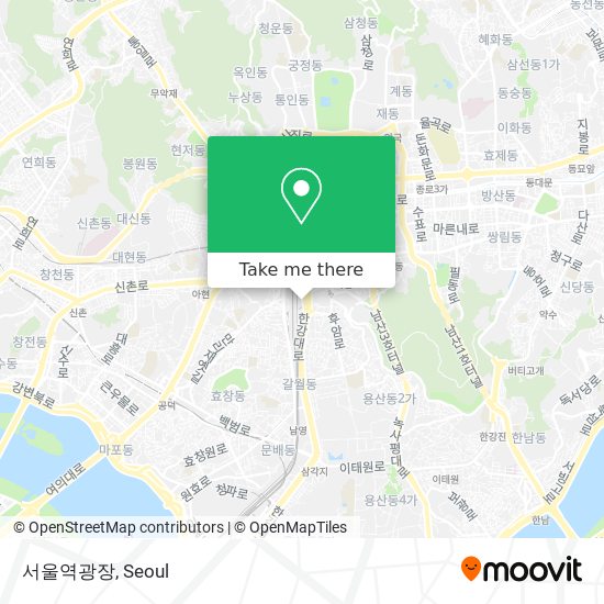 서울역광장 map
