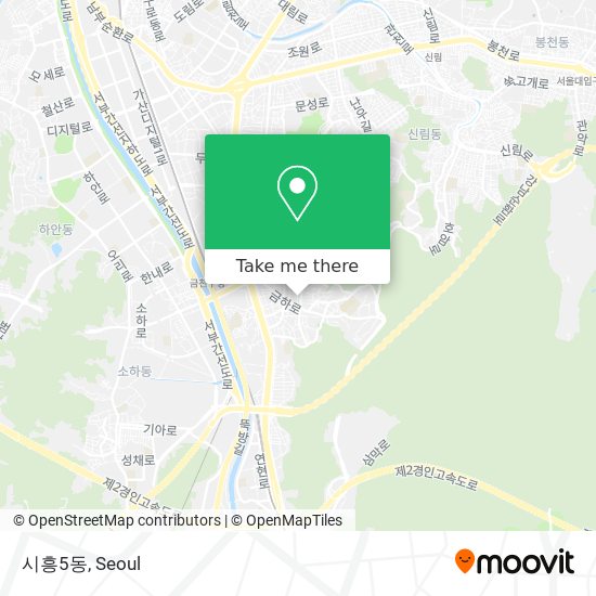 시흥5동 map