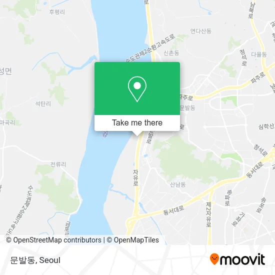 문발동 map