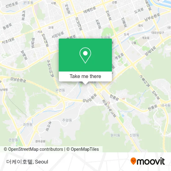 더케이호텔 map