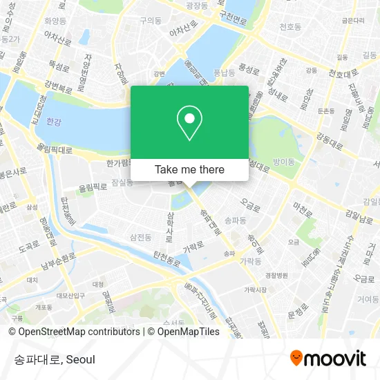 송파대로 map