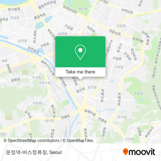 문정역-버스정류장 map
