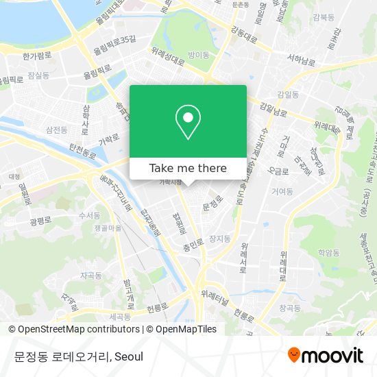 문정동 로데오거리 map